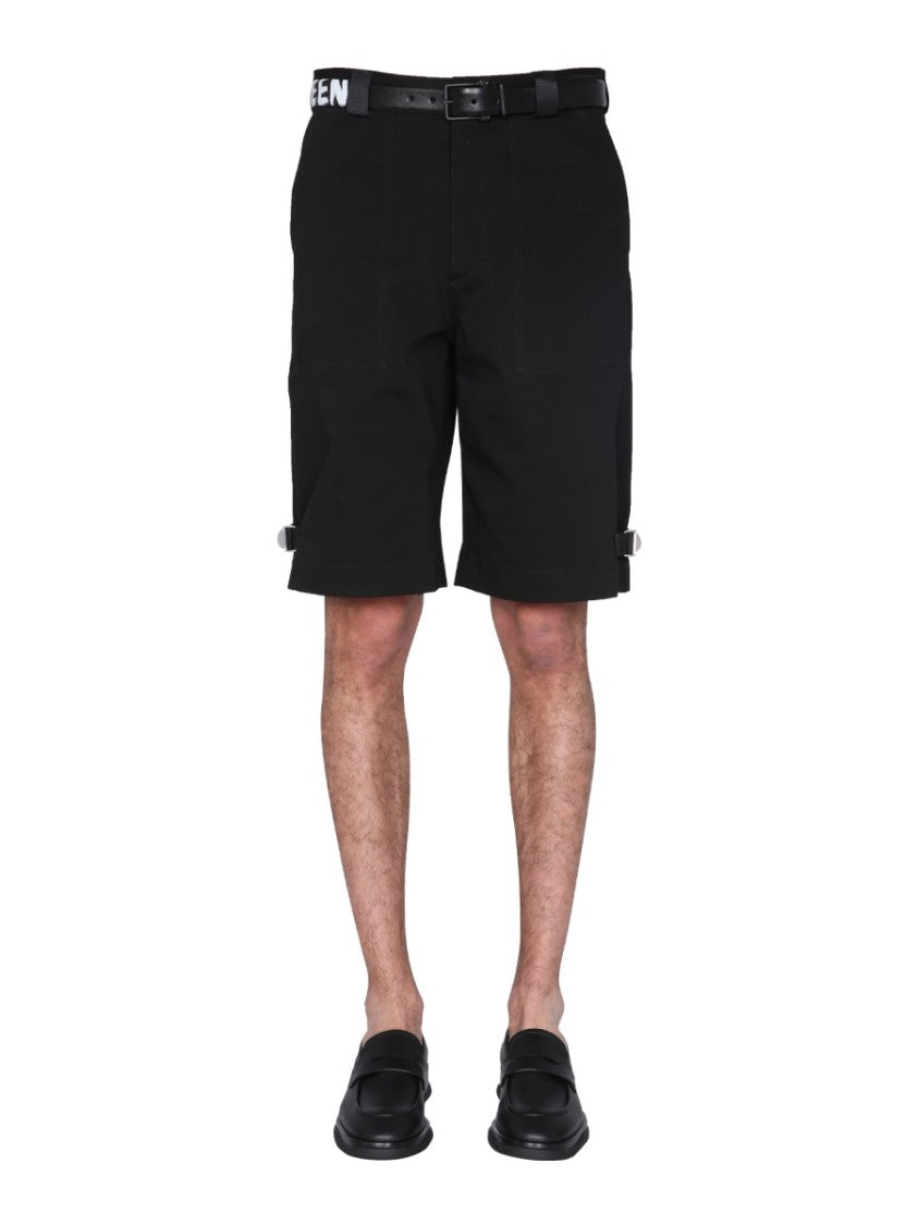 Alexander Mcqueen Tailored Regular Fit Bermuda Shorts