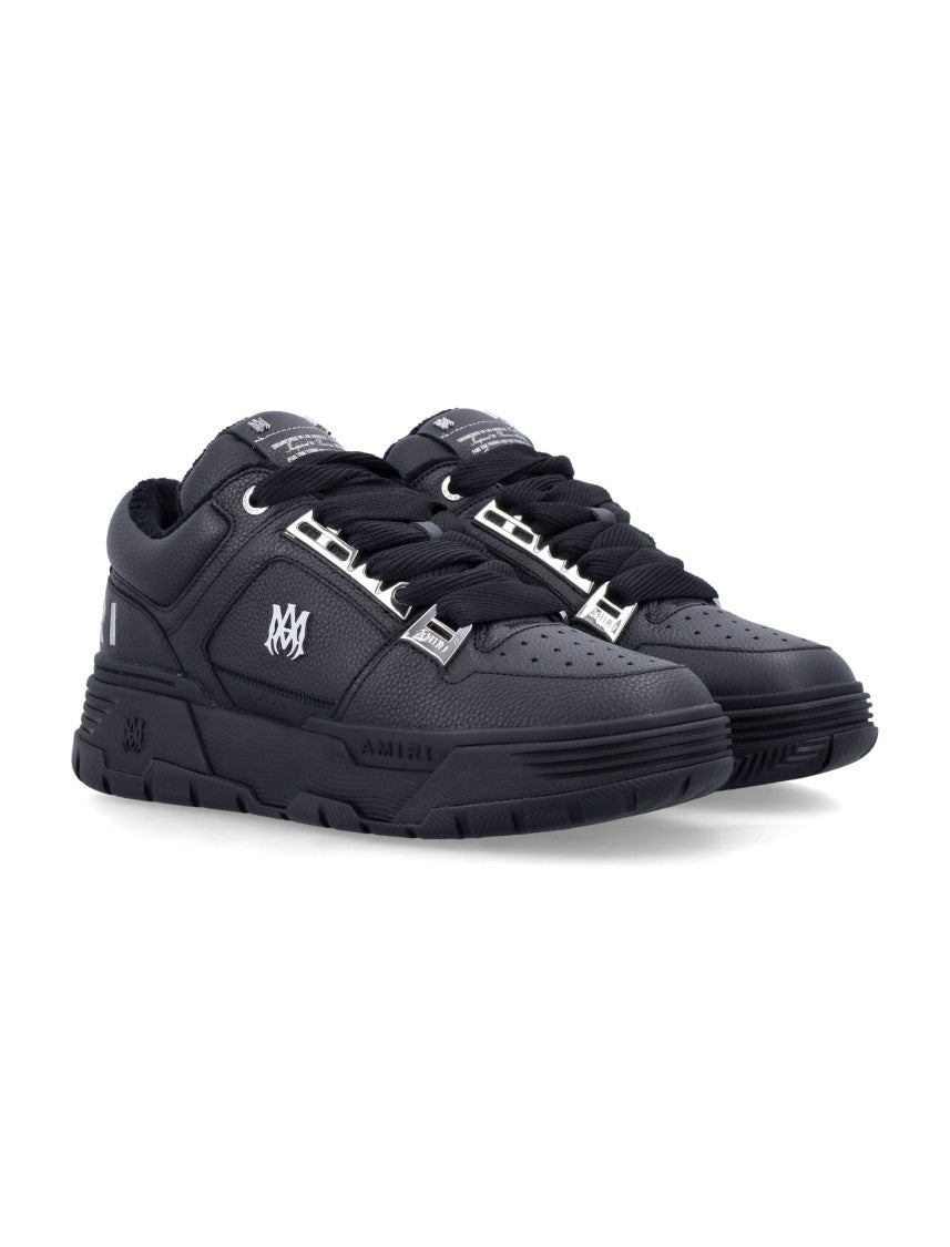 Amiri Metallic Ma-1 Textured Black Low-Top Sneakers