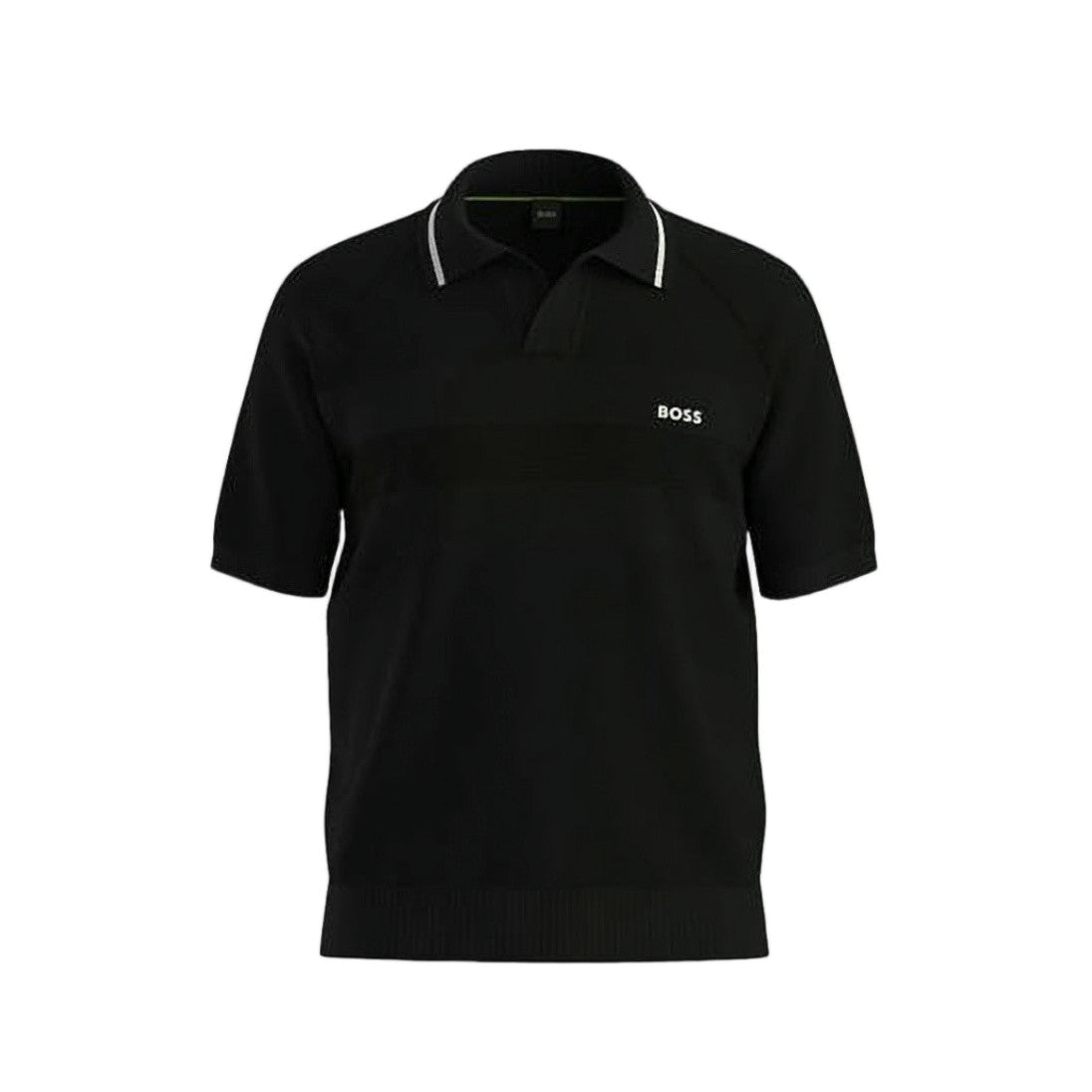 Hugo Boss Classic Short-Sleeved Polo Shirt With Subtle Piping And Tonal Stripe