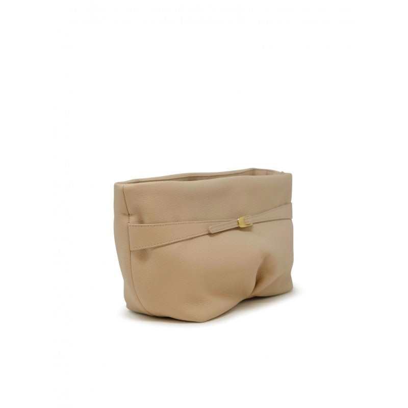 Roberto Del Carlo Anna Nude Leather Bag