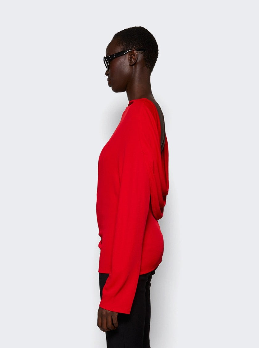 Jacquemus Le Haut Croisiere Top Red