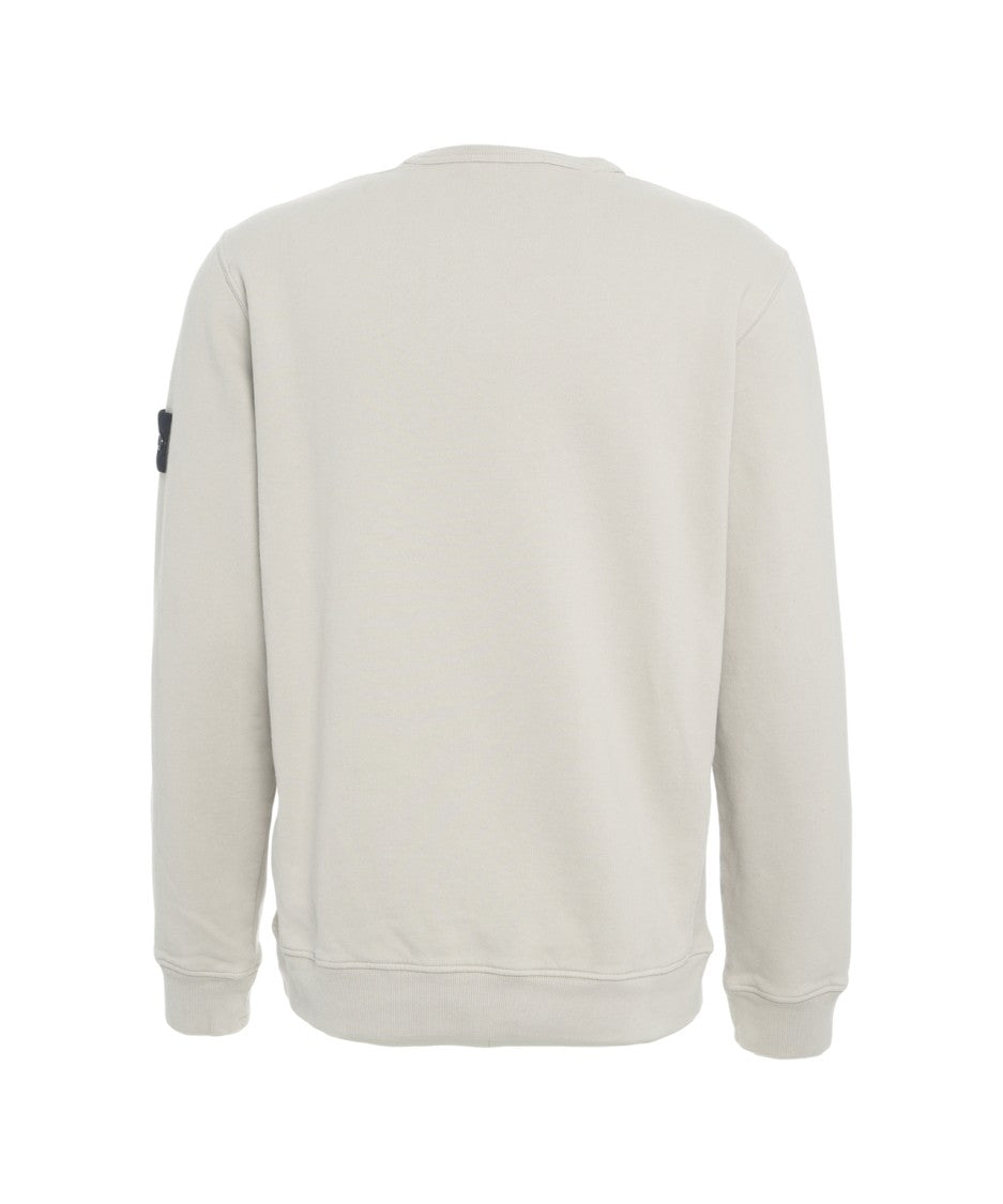 Stone Island Sweatshirt With Ribbed Detailing