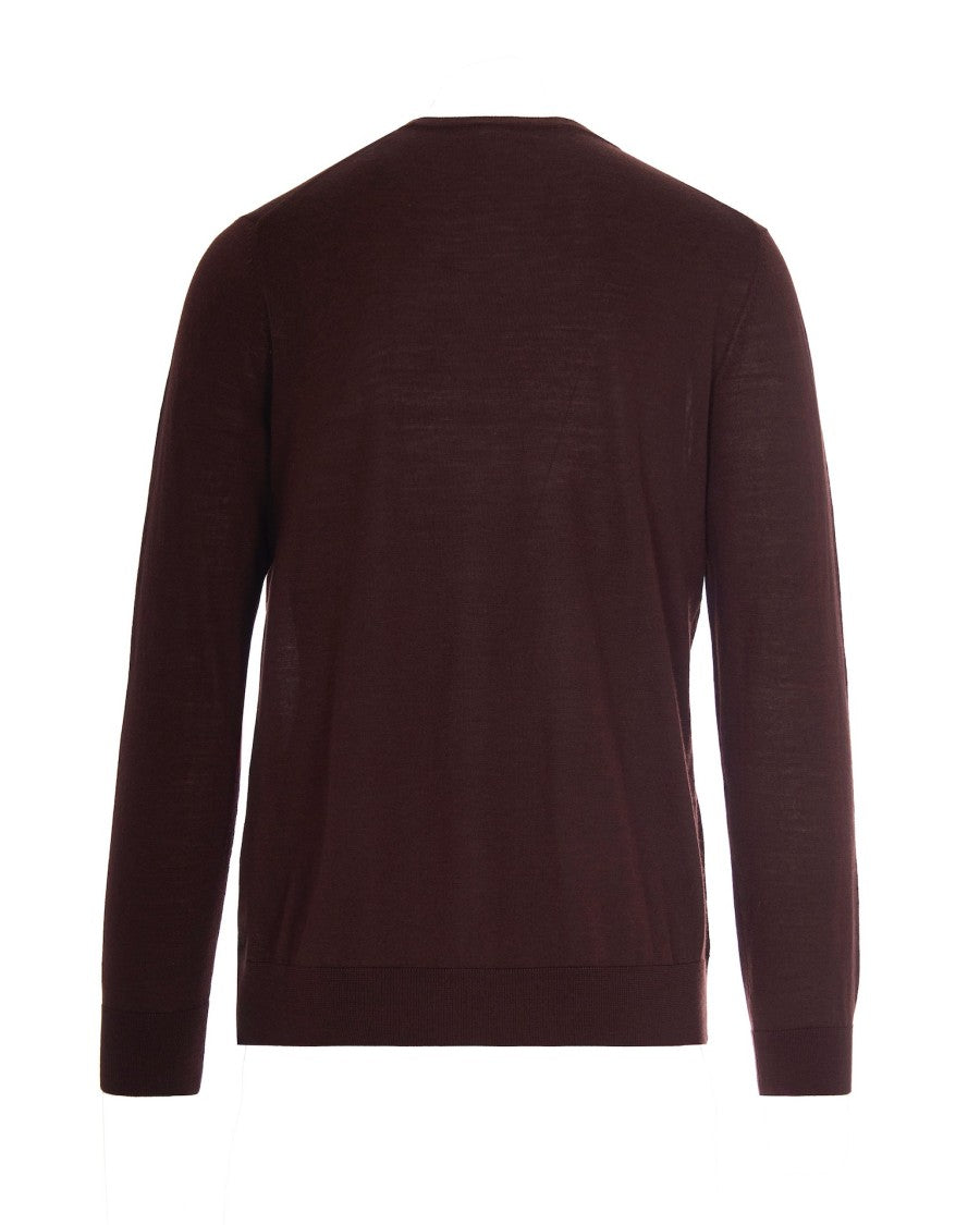 Ballantyne Tobacco Wool Sweater