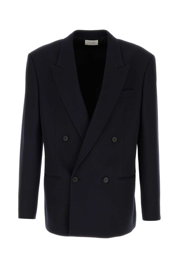 The Row Navy Blue Wool Donnes Jacket