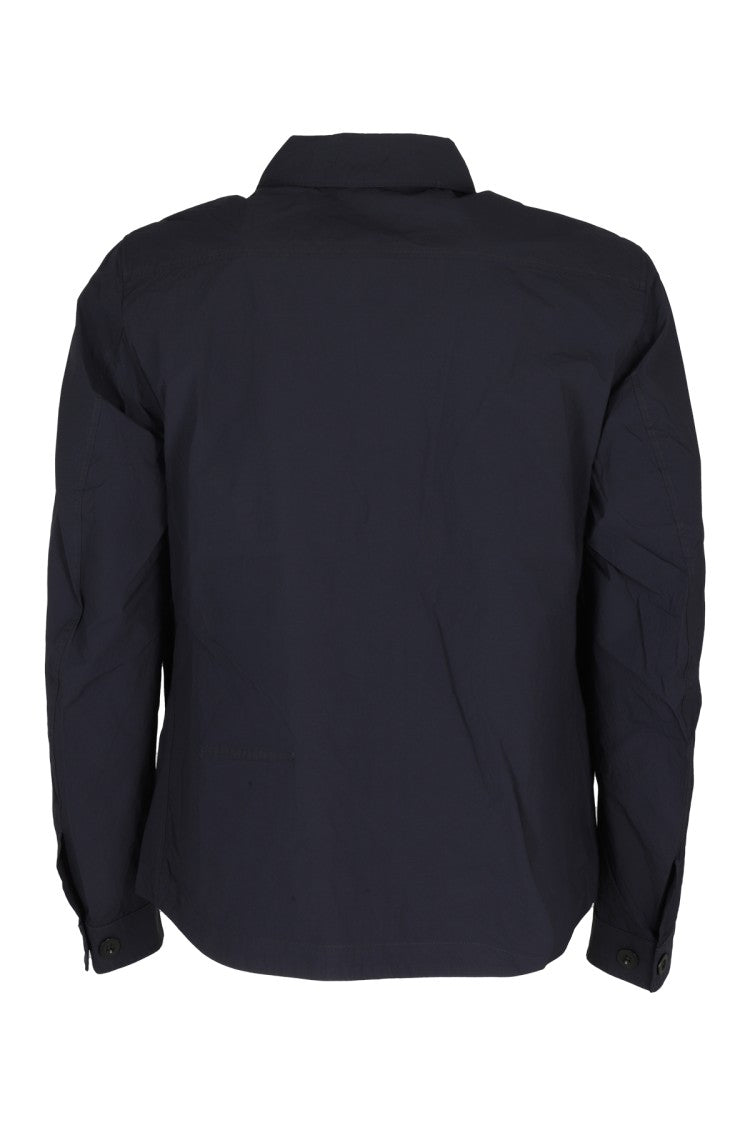 Ten C Short Blue Nylon Jacket