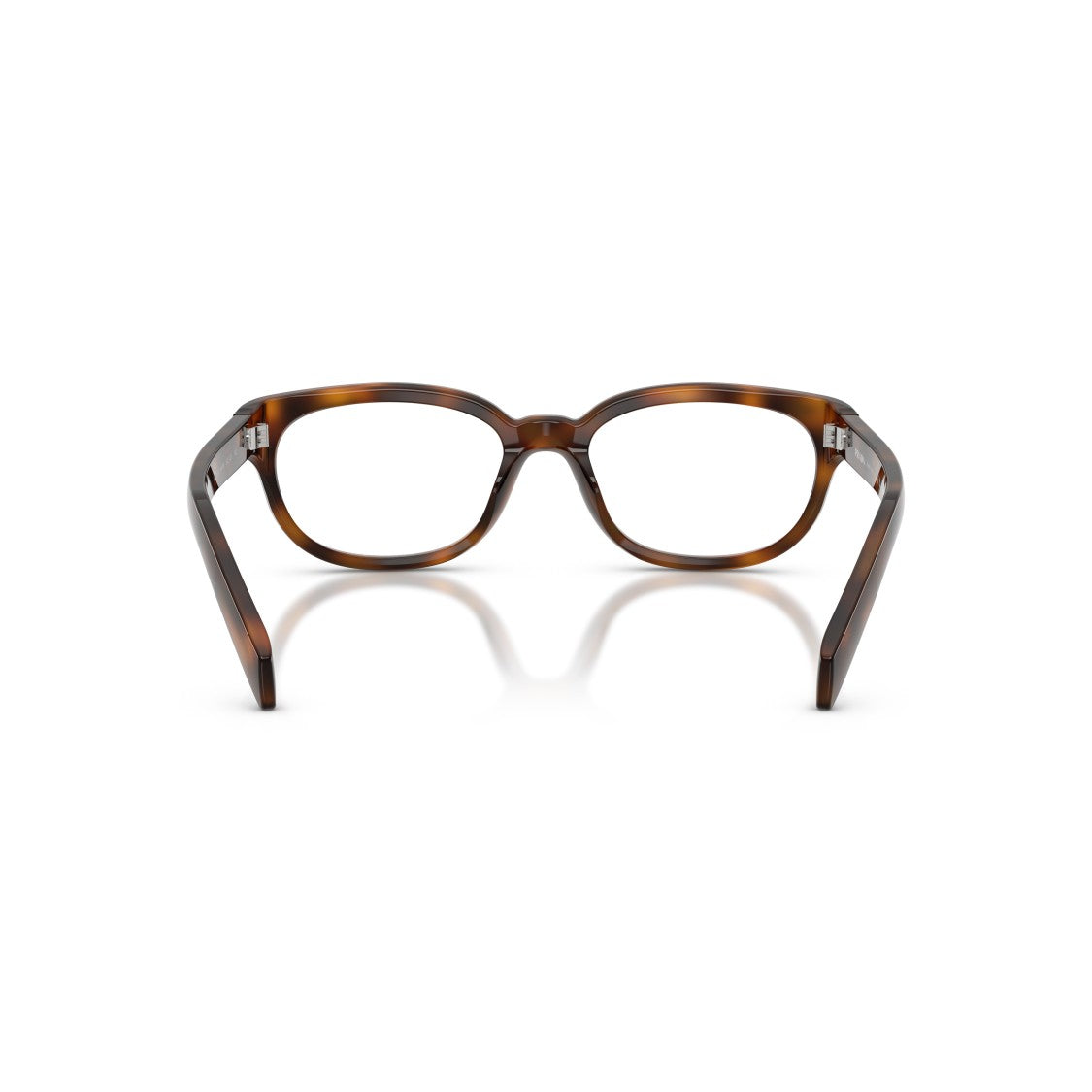 Prada 0Pr D03vu Classic Rectangular Tortoiseshell Eyeglasses