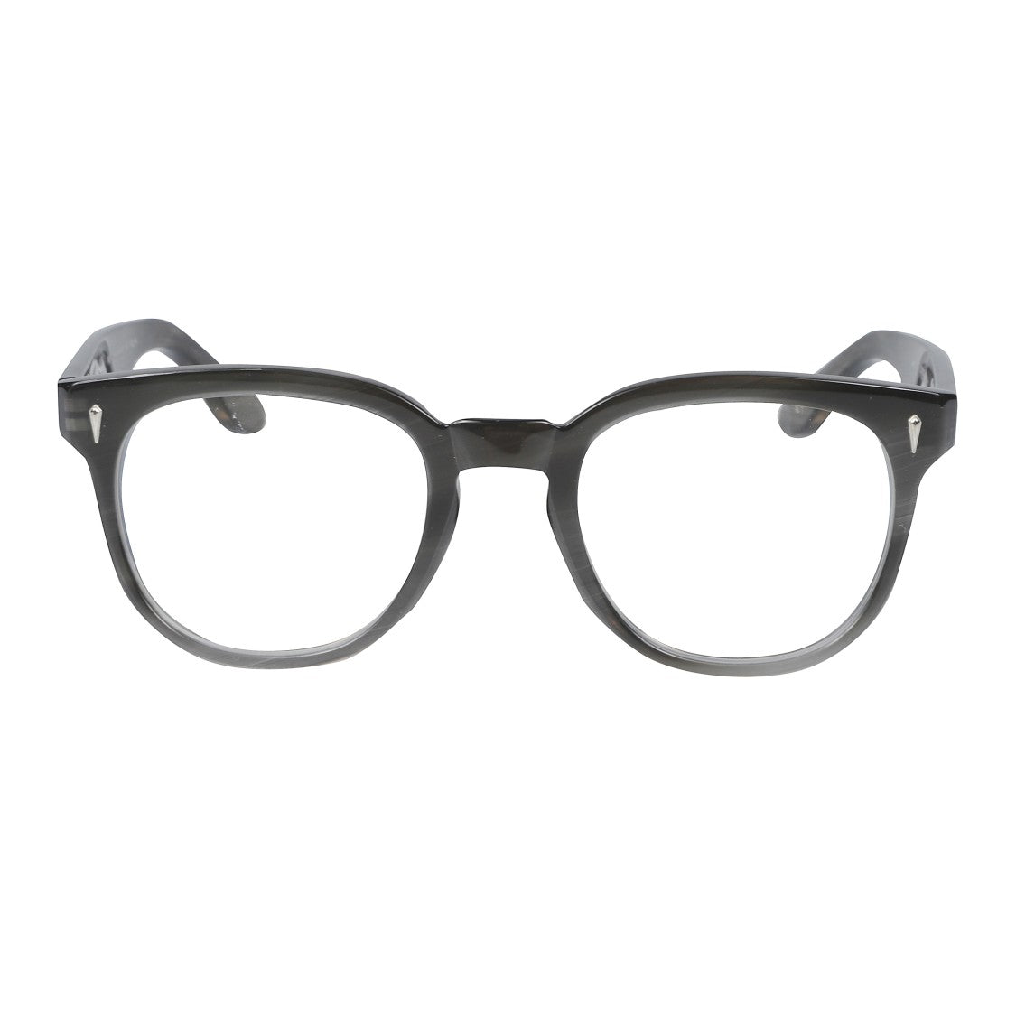 Kador Premium 11 Translucent Smoky Grey Eyeglasses With Keyhole Bridge