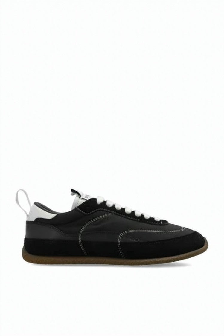 Alexander Mcqueen Black Nylon Calf Leather Low-Profile Sneakers