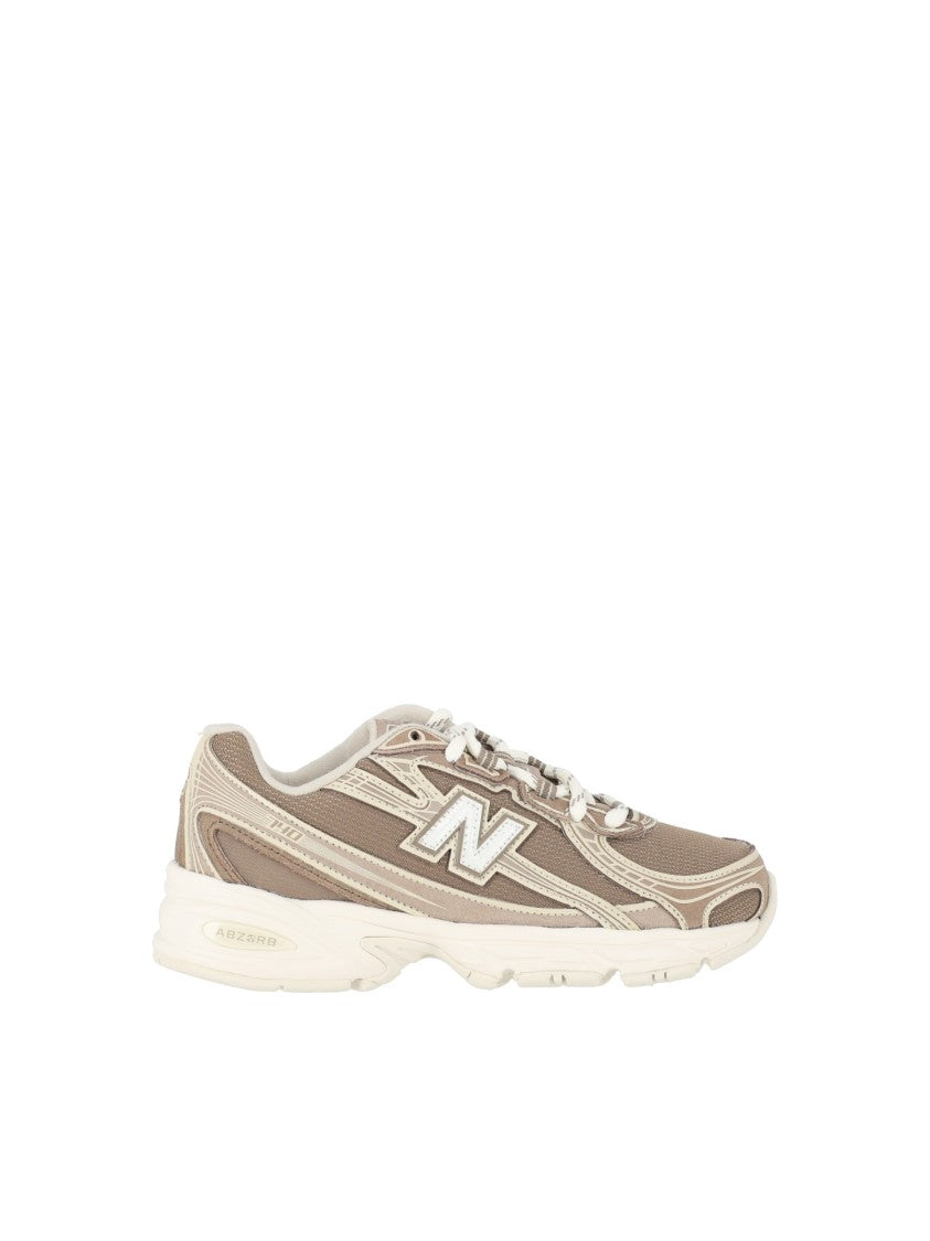 New Balance Mushroom Suede Mesh Low-Top Sneakers