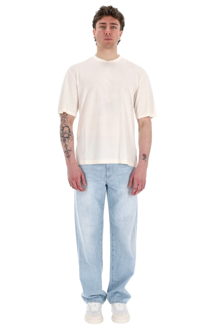 Officine Generale Supersoft Lyocell-Cotton T-Shirt