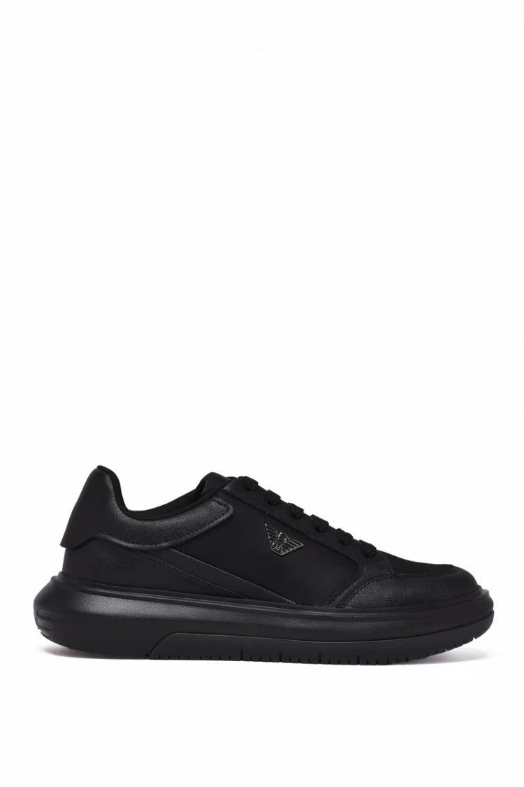 Emporio Armani Sneakers Rubber Polyester - Black