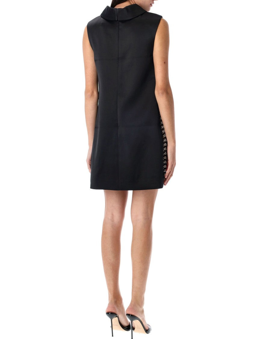 Self-Portrait Chain Detail Mini Dress