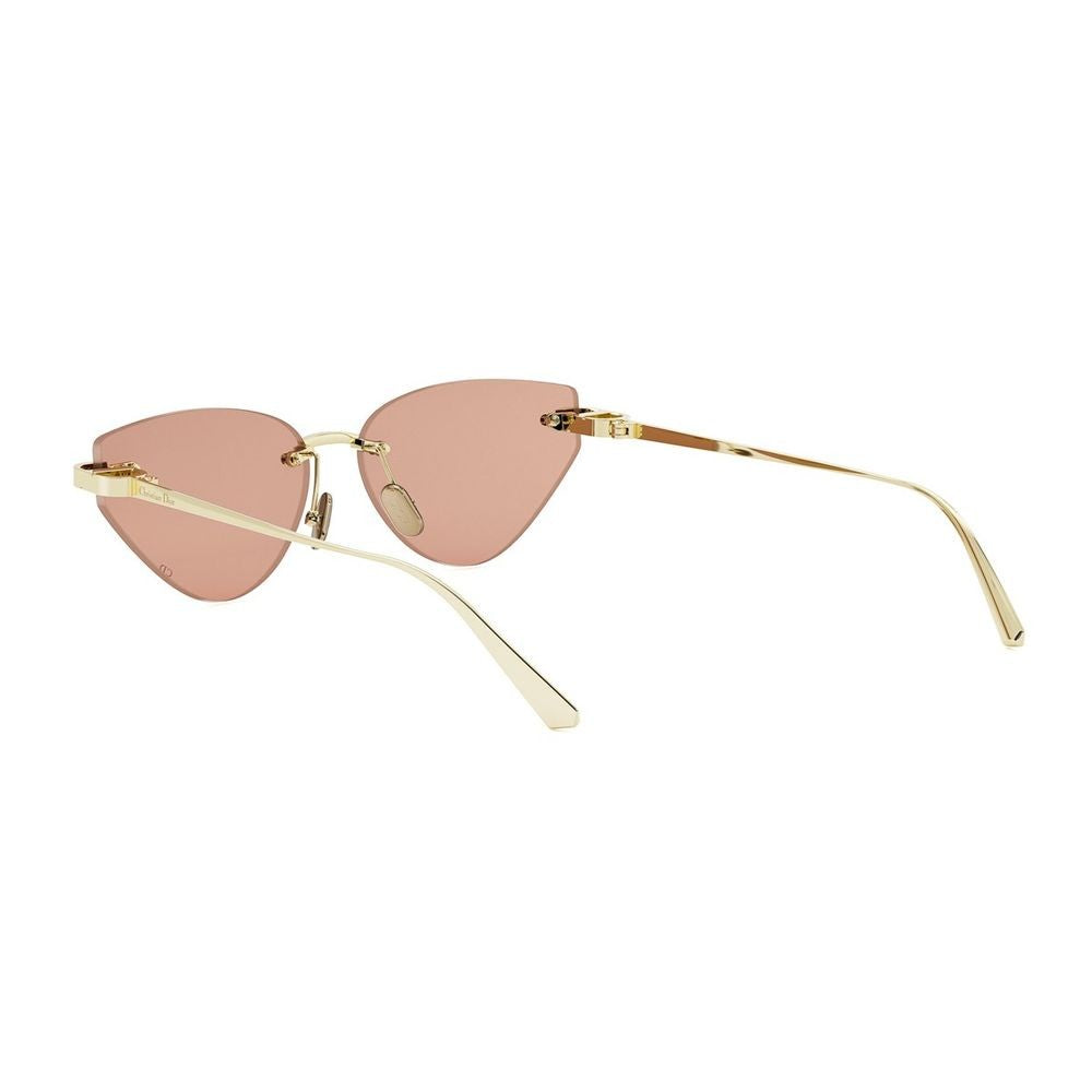 Dior C B5u Butterfly-Shape Gold-Tone Metal Cdior B5u Sunglasses