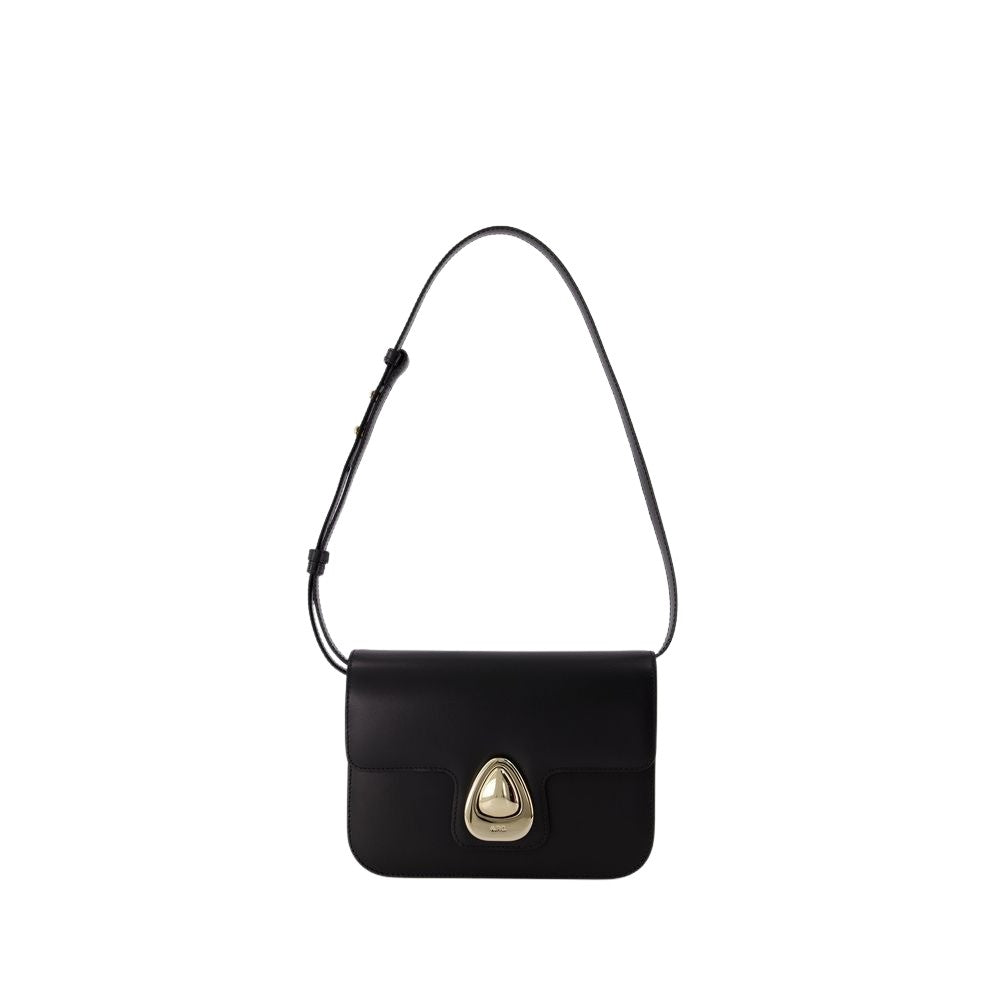 A.P.C. Astra Small Crossbody - Leather - Black