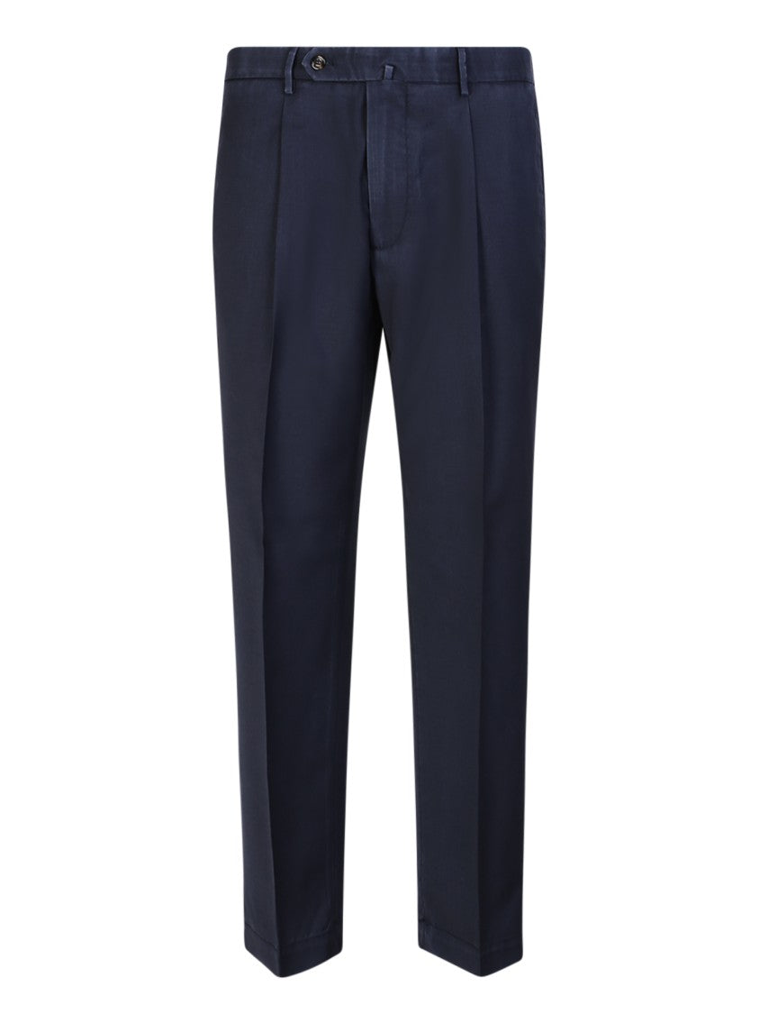 Dell'oglio Blue Wool Trousers