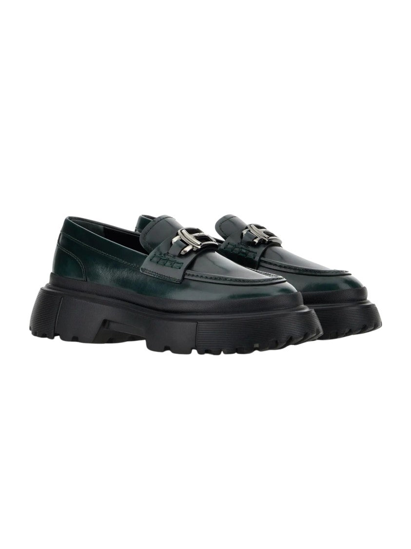 Hogan Green Low Shoes