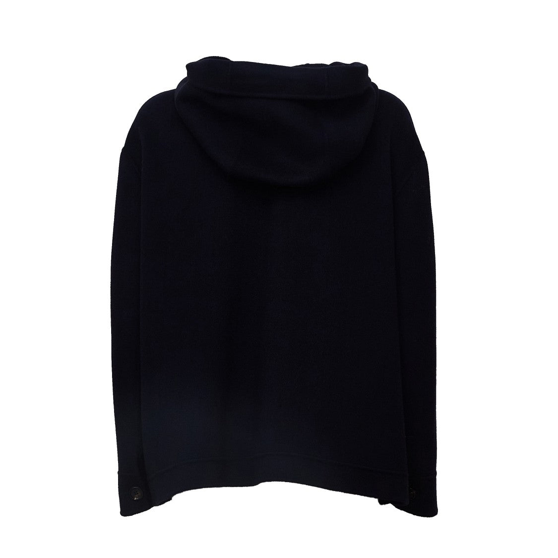 Max Mara Lusso Short Hooded Wool Coat