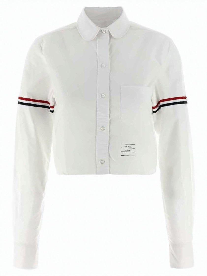 Thom Browne Cropped Button-Down Shirt