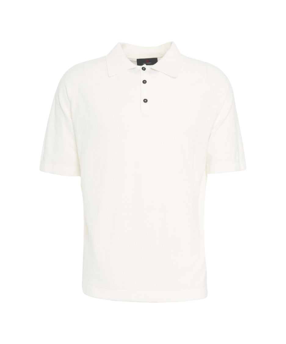 Peuterey Terry Polo Shirt With Classic Collar