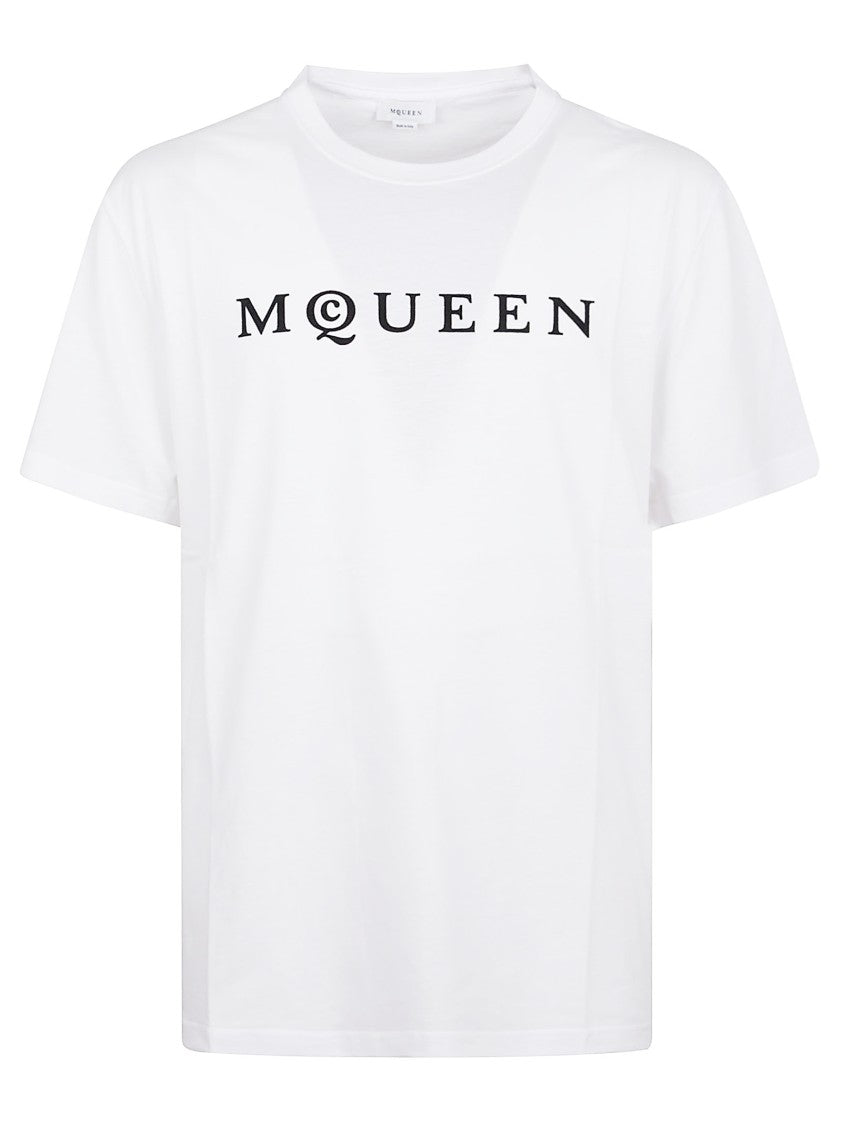 Alexander Mcqueen White Cotton T-Shirt