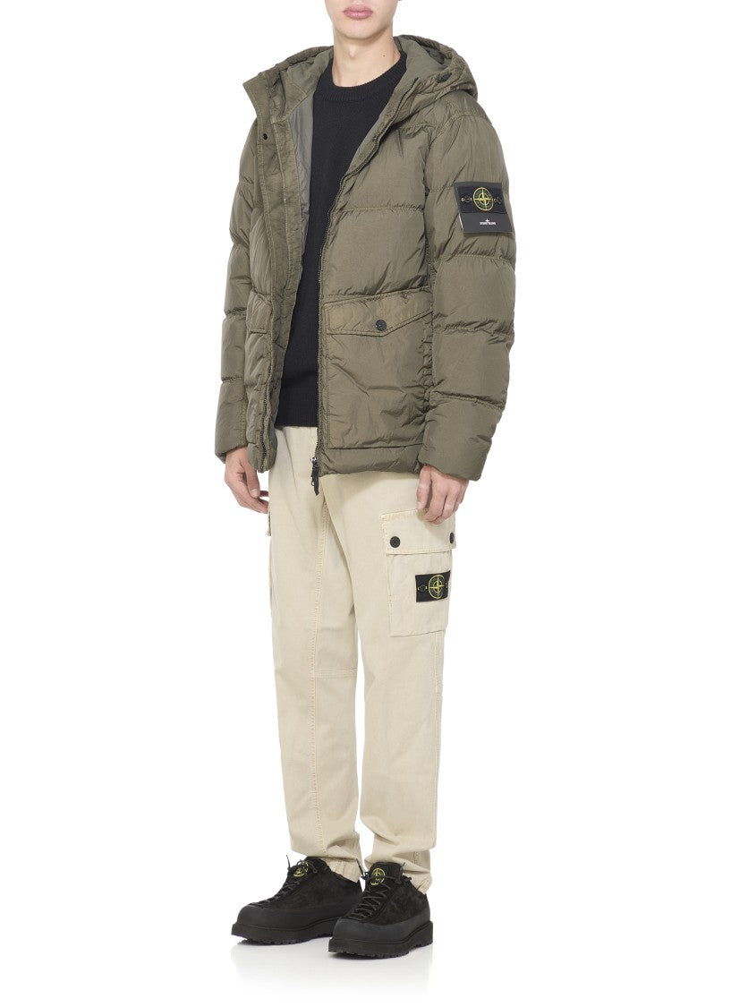 Stone Island All-Over Ribbed Wool Sweater