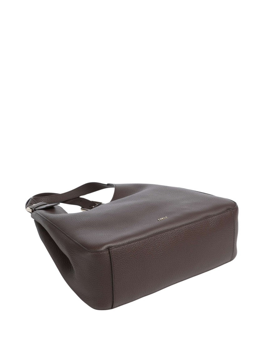 Furla Grained Leather Dora L Tote Bag