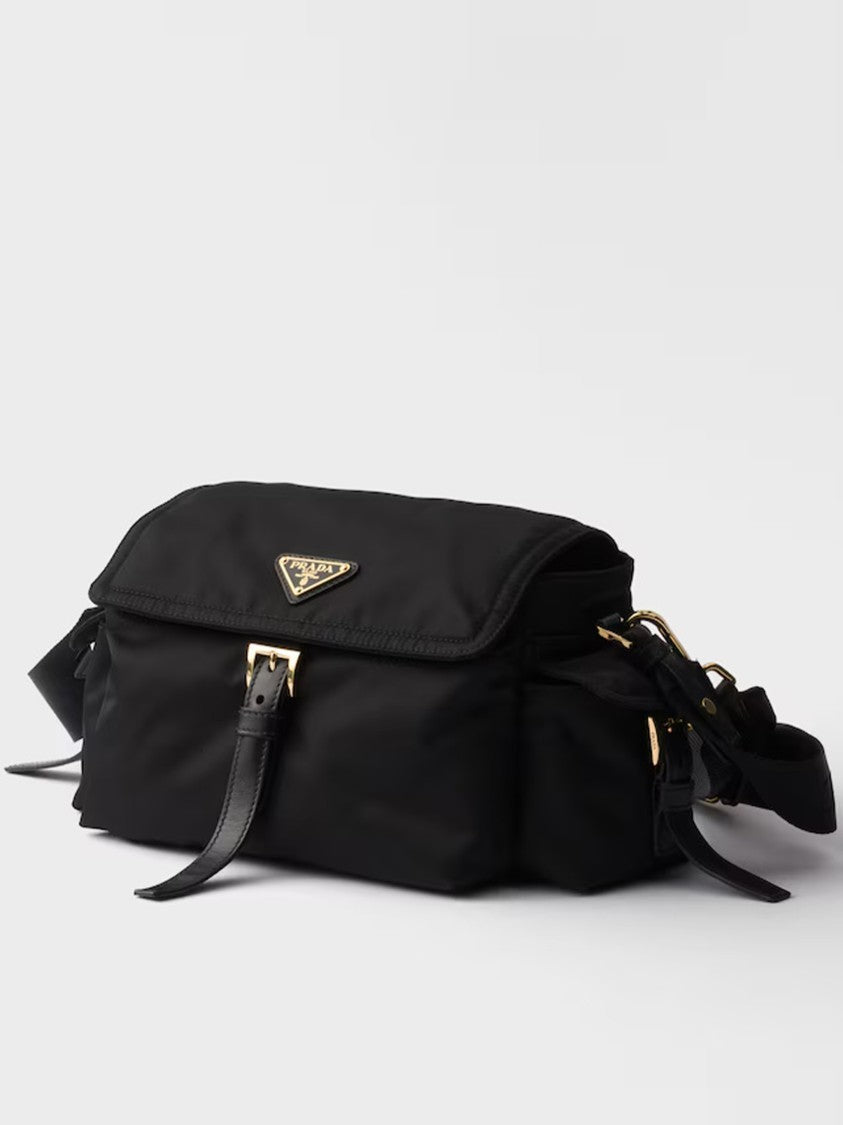 Prada Medium Black Re-Nylon Borsa Explore Bag