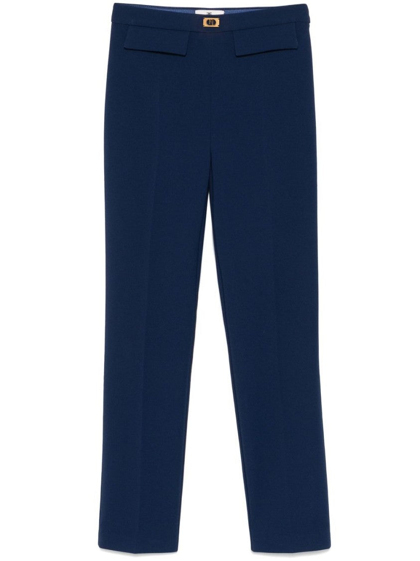 Elisabetta Franchi Tailored Mid-Rise Pants