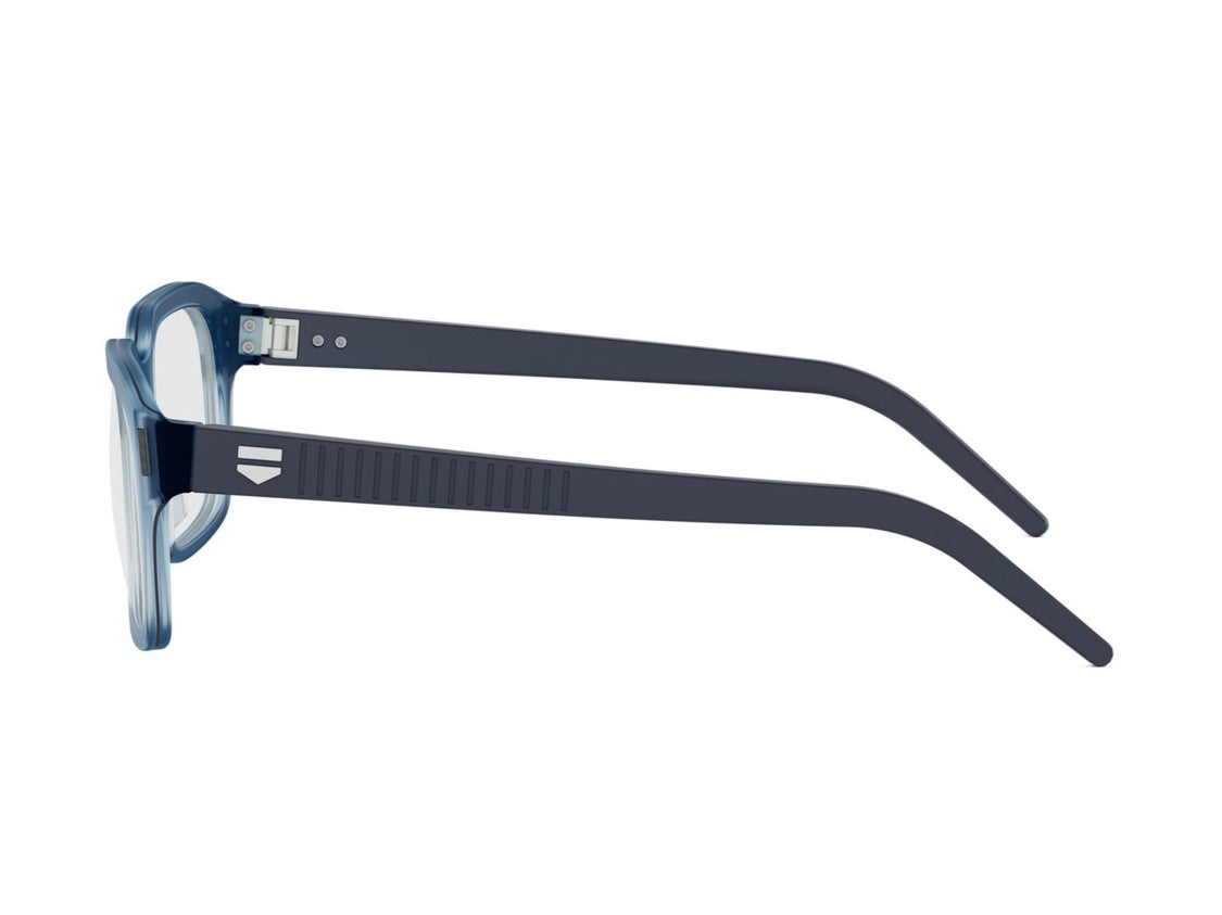 Tag Heuer Th50044i Blue Translucent Oversized Square Sunglasses