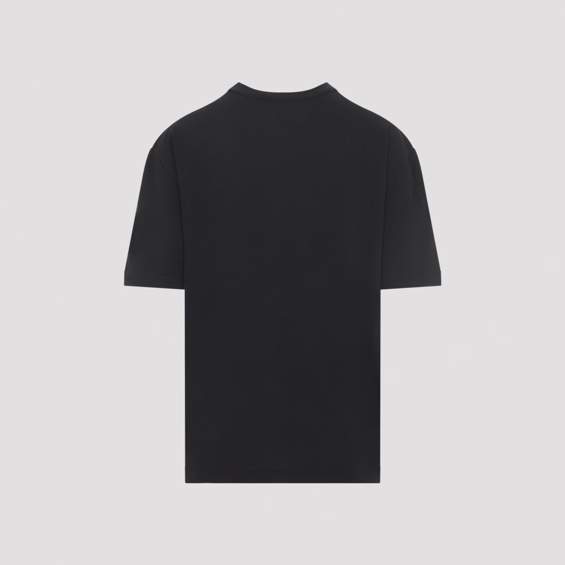 Maison Margiela Black T-Shirt With Abstract Graphic Print