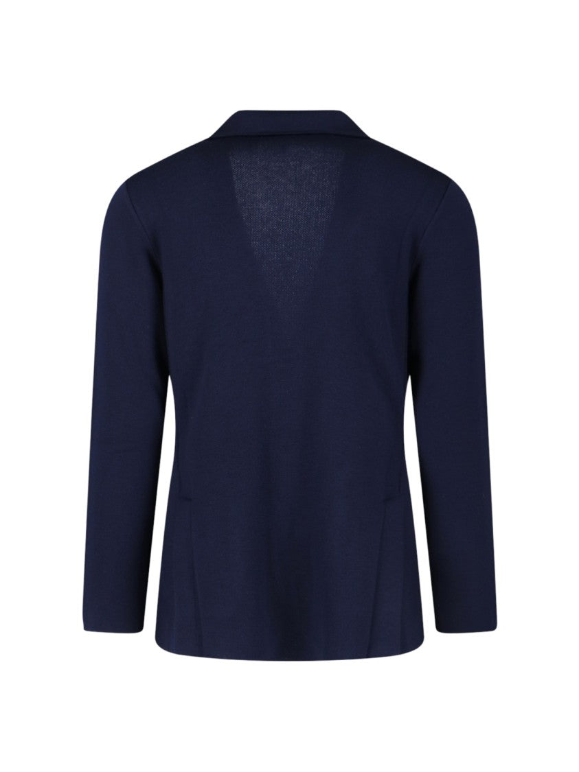 Lardini Tailored Floral-Pin Single-Breasted Blazer