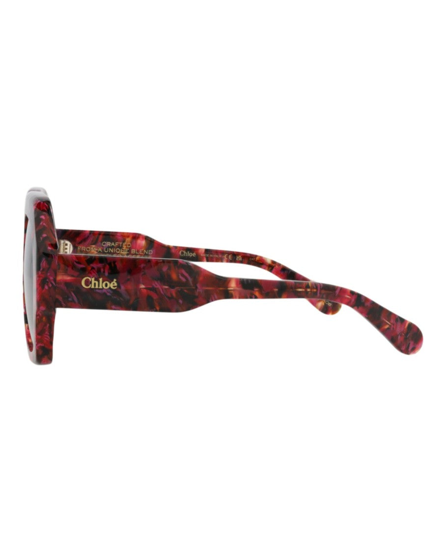 Chloé Square-Frame Recycled Acetate Sunglasses With Gradient Tinted Lenses