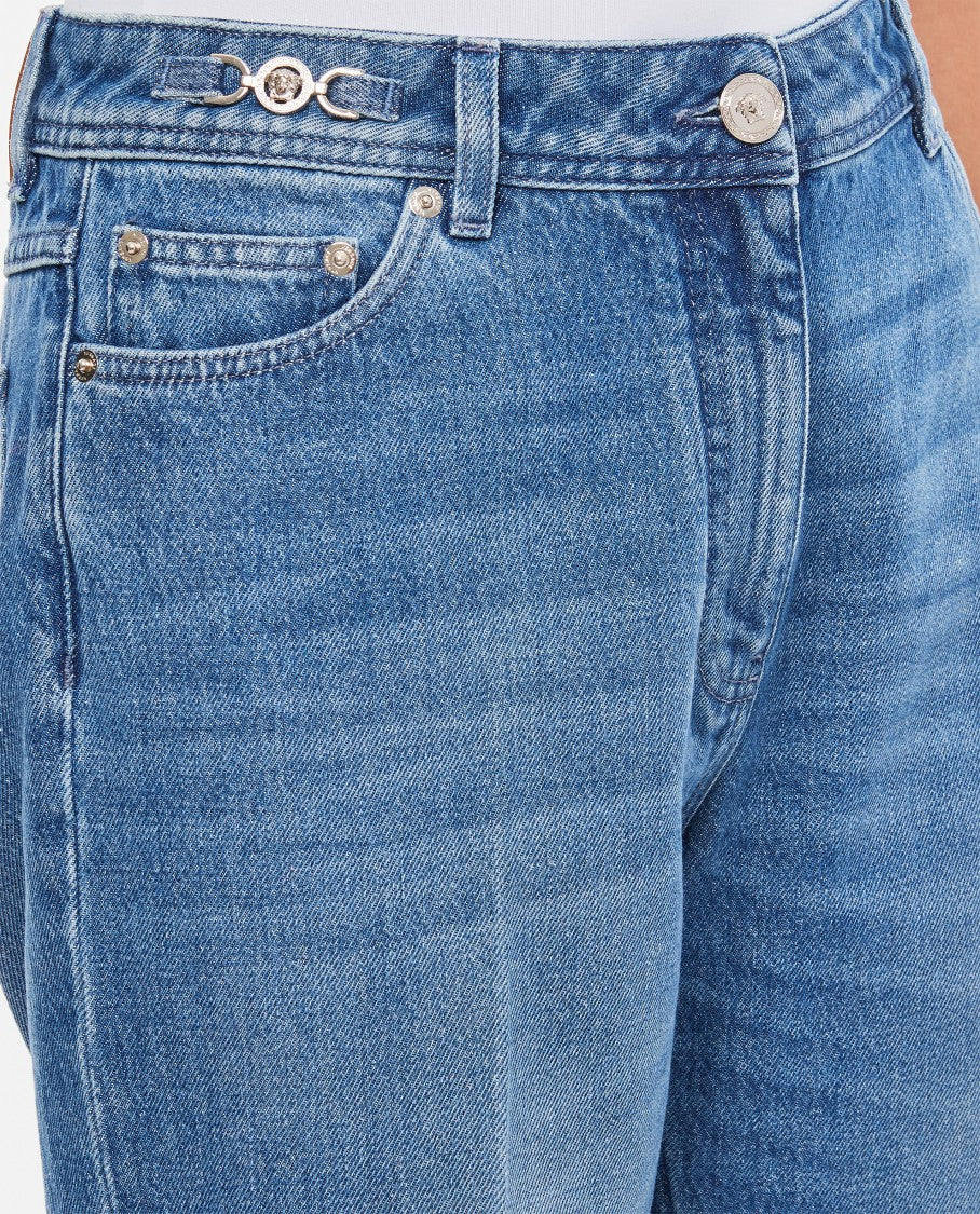 Versace Denim Stone Wash Denim Pant