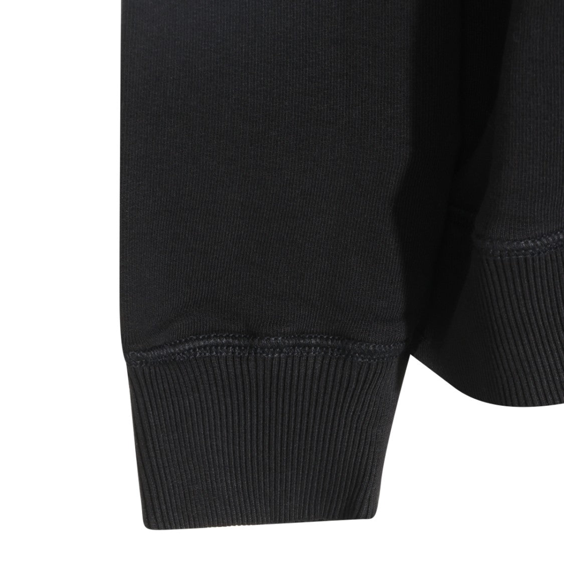 Zadig & Voltaire Cotton Sweatshirt With Signature Logo And Ribbed Details