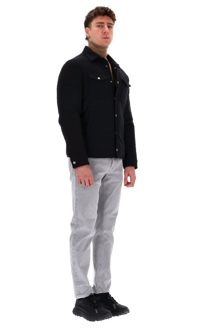 Eleventy 14 Micron Wool Jacket With Press-Stud Buttons