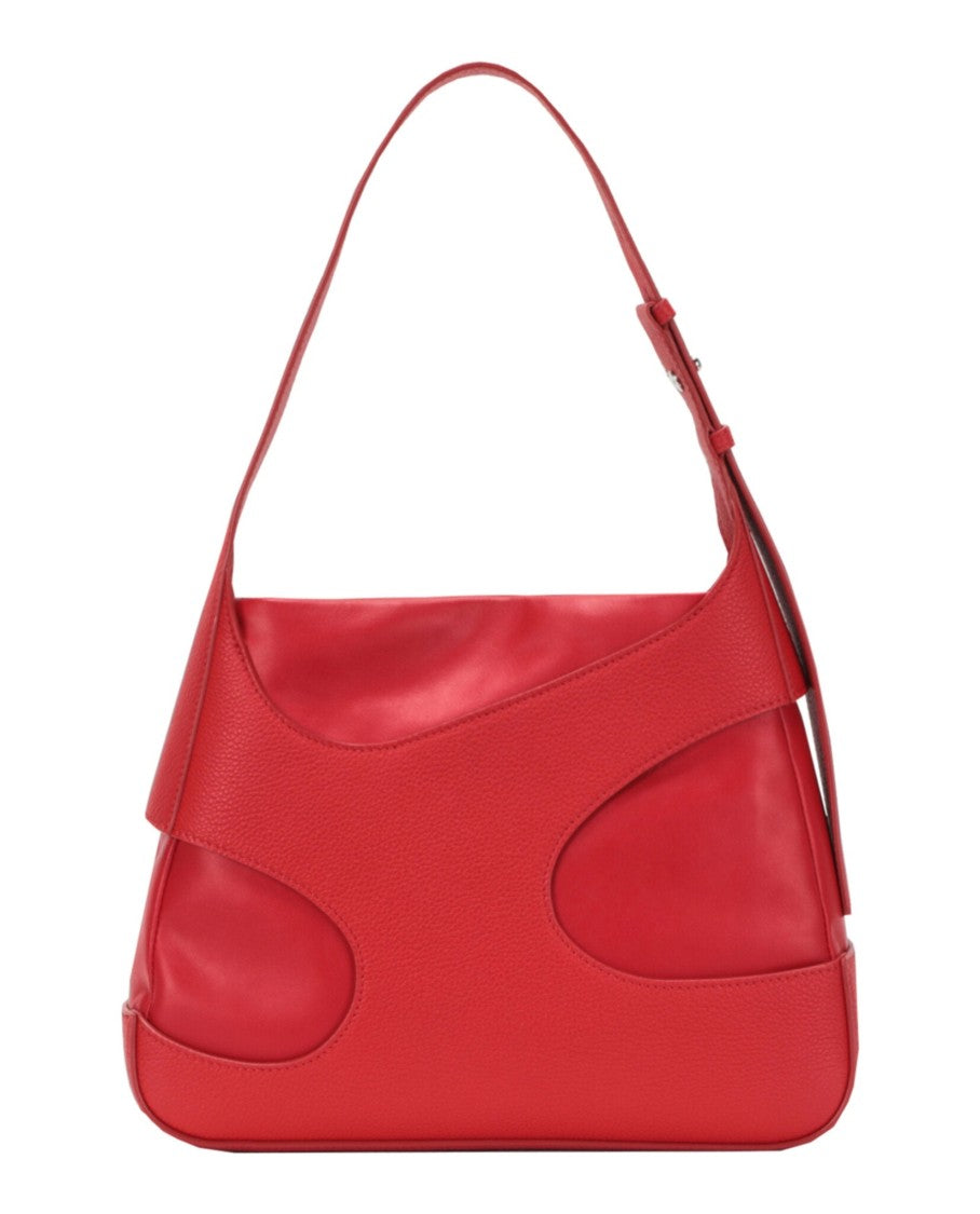 Ferragamo Cutout Leather Shoulder Bag