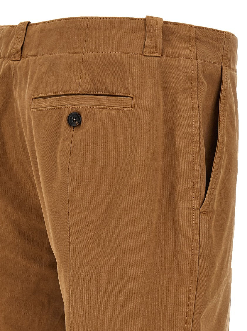 Mcqueen Garment-Dyed Cotton Chino Pants