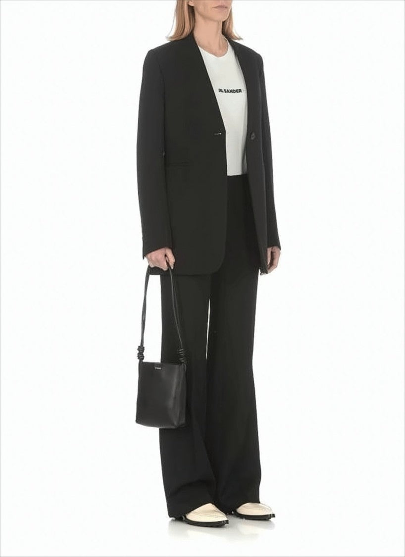 Jil Sander Short-Sleeve T-Shirt With Centered Logo Detail