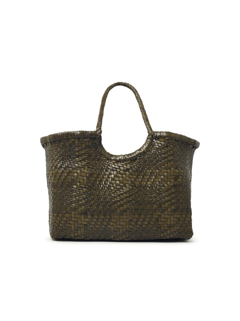 Dragon Diffusion 'Nantucket Optical' Khaki Leather Bag