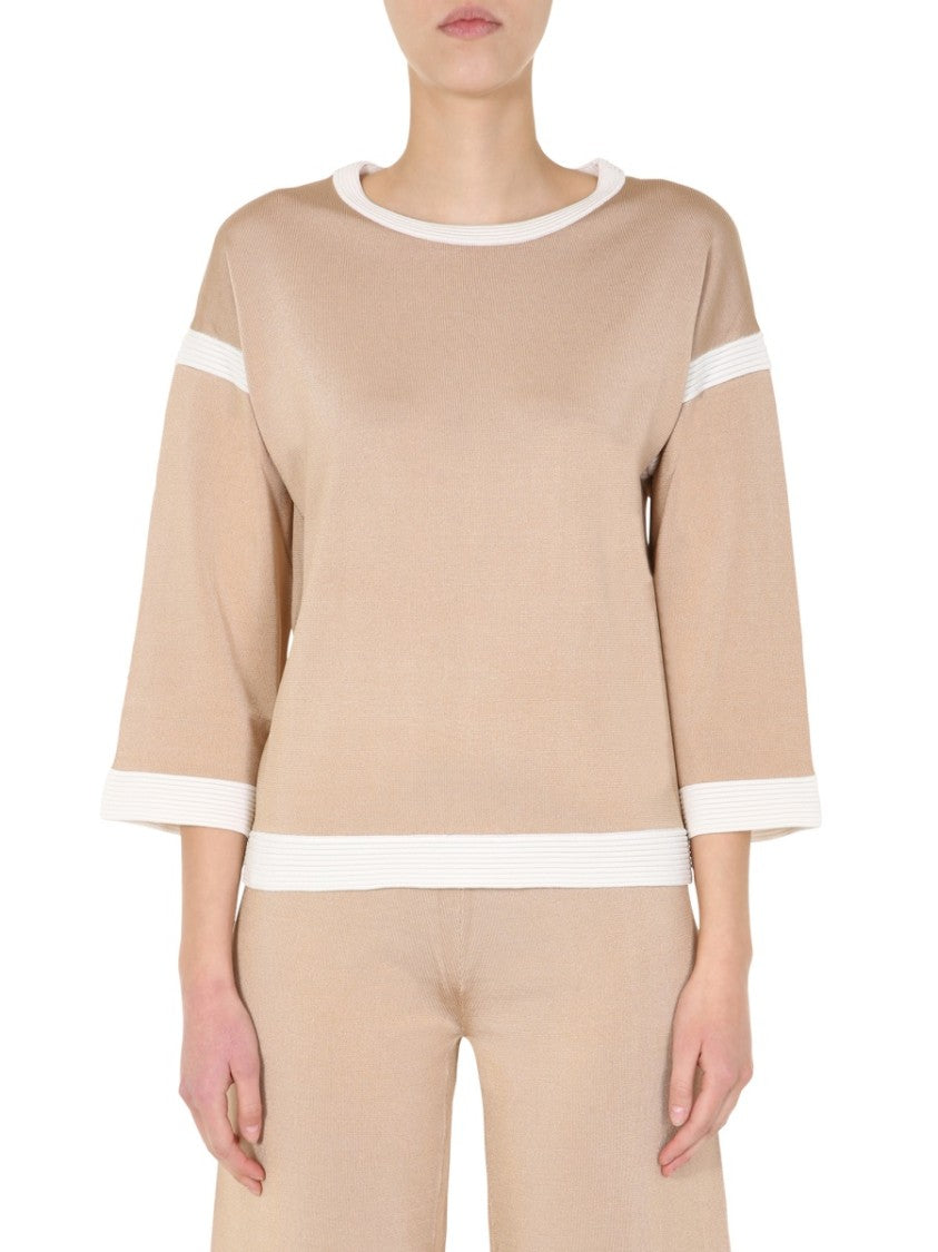 Boutique Moschino Round Neck Knit Sweater