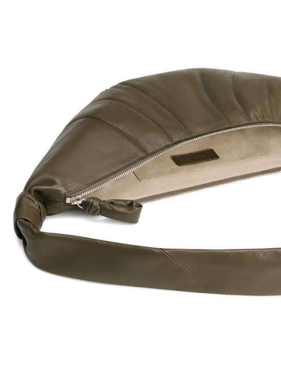 Lemaire Crescent Shape Lambskin Leather Crossbody Bag