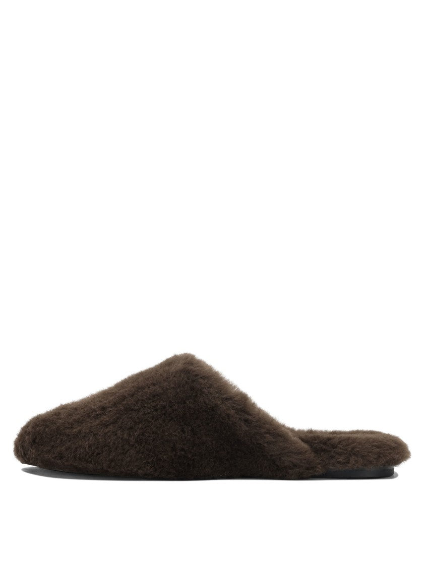 Aeydē "Rega" Slippers In Shearling