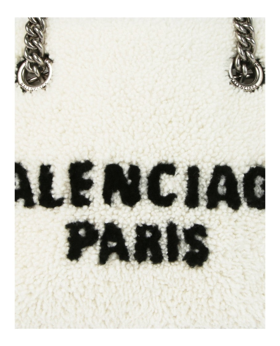 Balenciaga Shearling Duty Free Tote