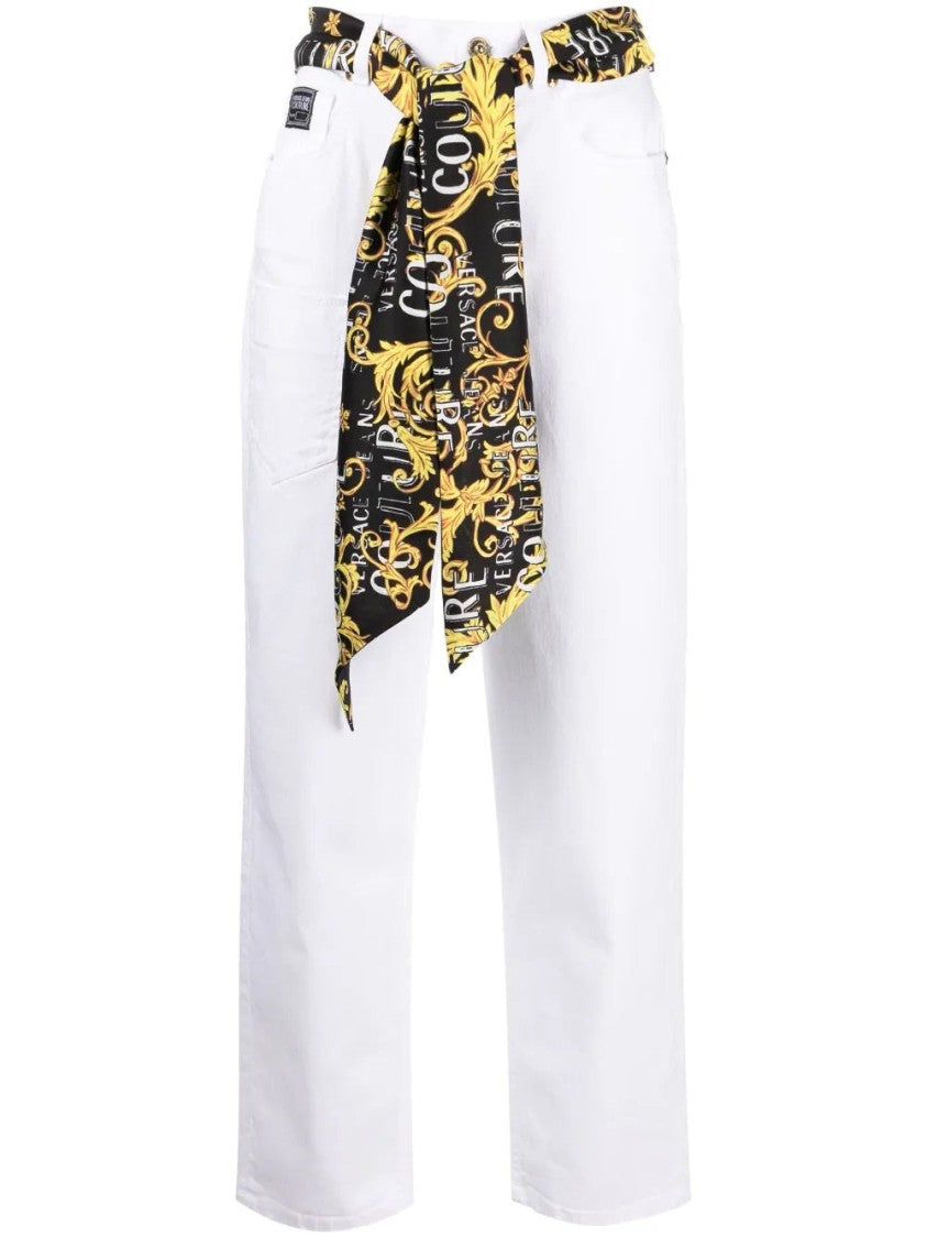 Versace Jeans Couture Five-Pocket Straight Jeans With Relaxed Fit
