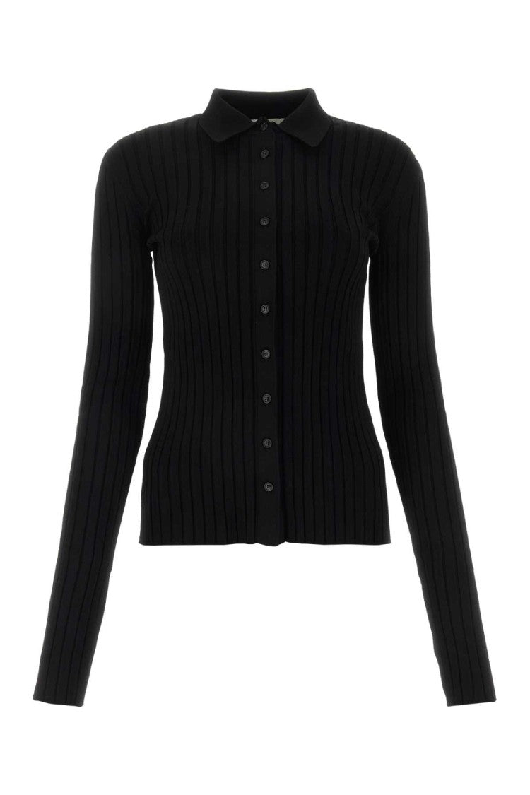 Nensi Dojaka Black Viscose Blend Cardigan