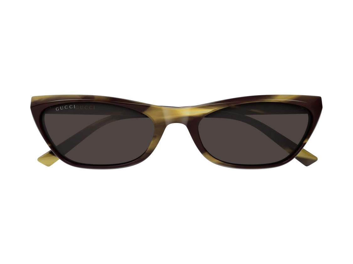 Gucci Tortoiseshell Gg2203s Bold Cat-Eye Sunglasses