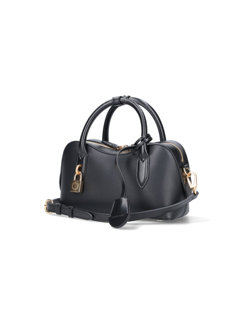 Stella Mccartney Rectangular Black Eco Leather Crossbody Bag