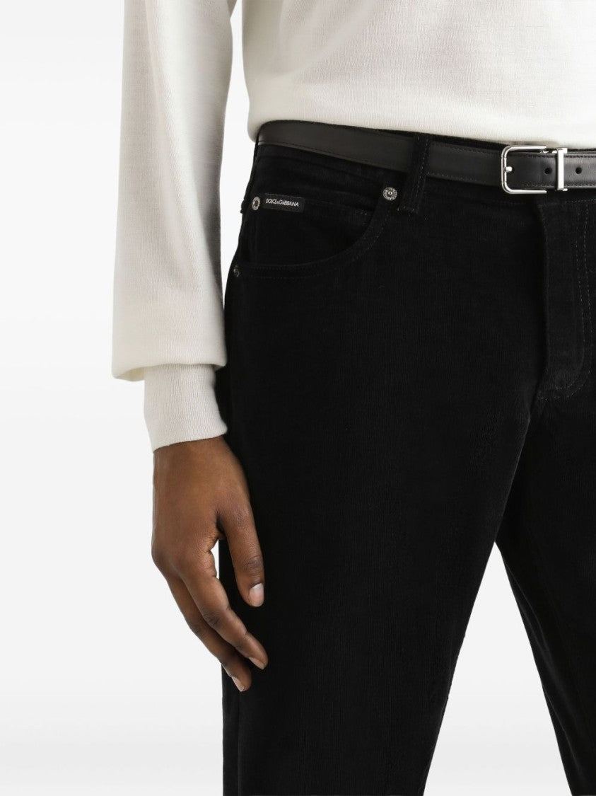 Dolce & Gabbana Regular-Fit Knit Trousers