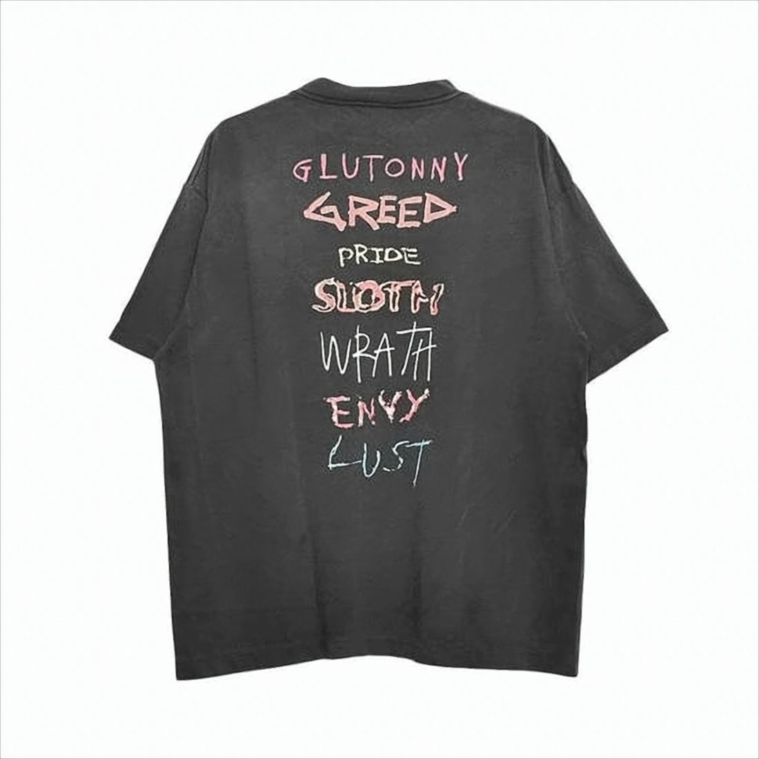 Saint Mxxxxxx Distressed Graphic Short-Sleeve T-Shirt With Relaxed Fit