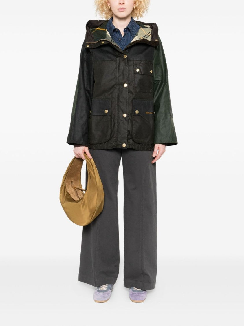 Barbour Green Casual Jacket With Button Closure